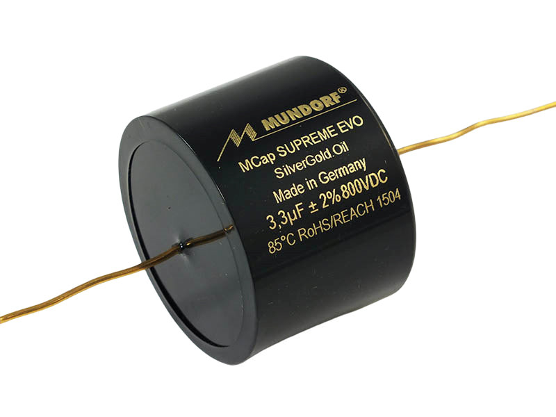Buy Mundorf Capacitor 3.3uF 800Vdc MCap® Supreme EVO SilverGoldOil