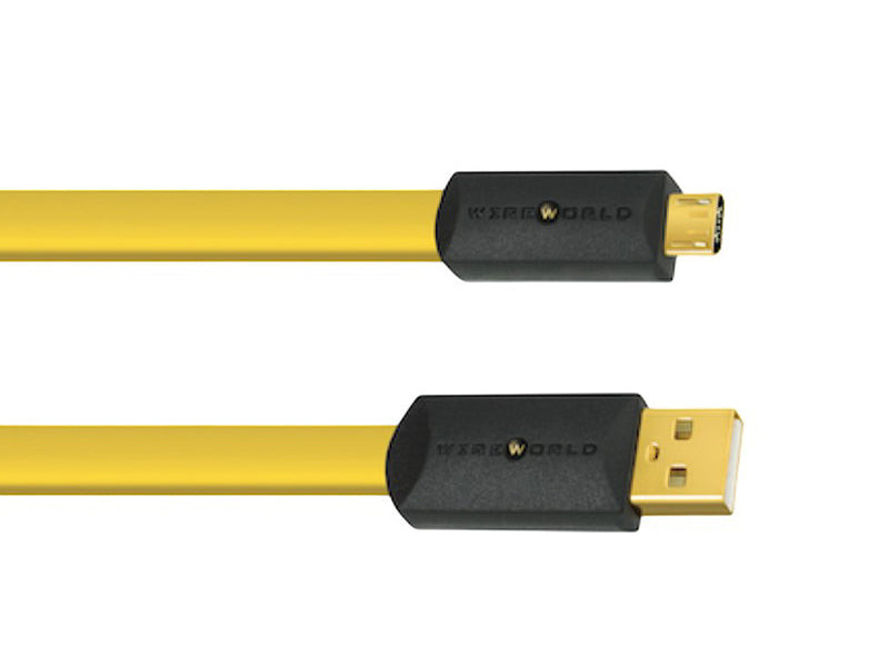WireWorld Chroma 8 USB2.0 Terminated USB Cable A-Micro B 1M