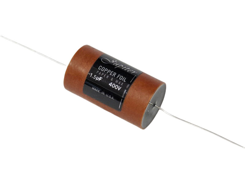 Purchase Jupiter Capacitor 1.5uF 400Vdc Copper Foil Paper & Wax Series