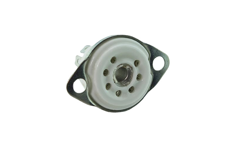 Shop Socket 7 Pin Ceramic Chassis Mount GZC7-F-Silver Tube Socket
