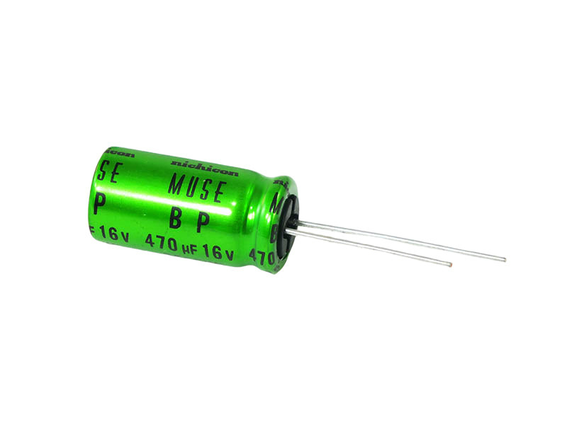 Nichicon Electrolytic Capacitor 470uF 16Vdc ES Series Radial
