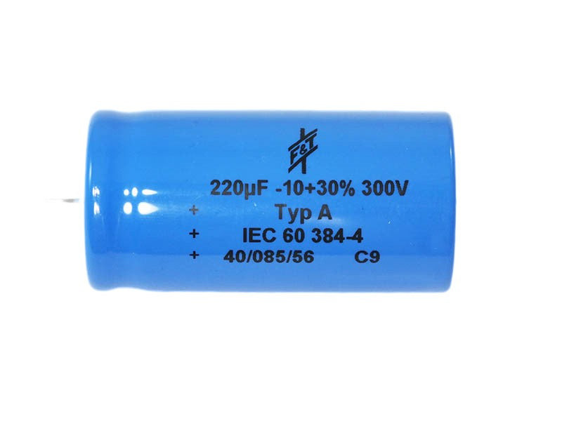Shop F&T Electrolytic Capacitor 220uF 300Vdc A Series Axial