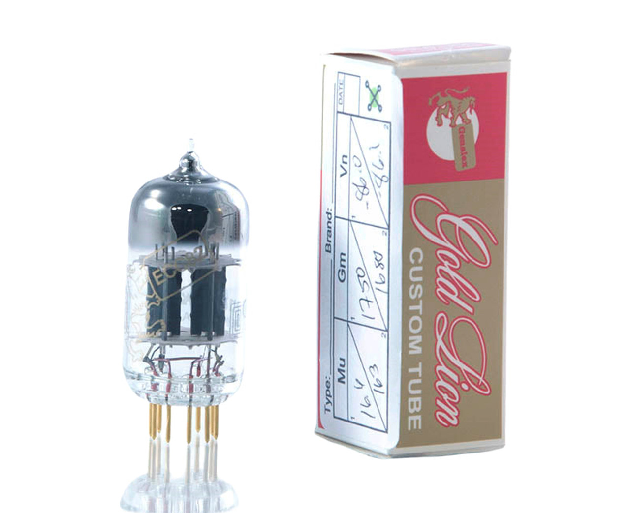 Genalex ECC82/B749 ゴールドライオン 真空管 Genalex Gold Lion ECC82 / B749 / 12AU7 Preamp Vacuum Tube