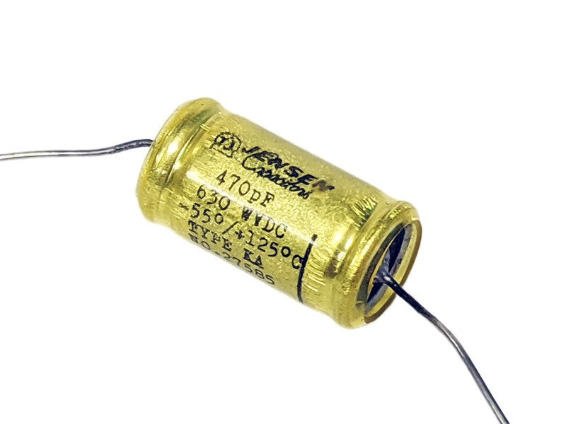 SEVENTEEN ジョンハン　Anode コンプ Shop Jensen Capacitor 470pf (0.00047uf) 630 Vdc KA Series Aluminum