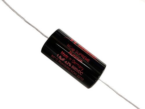Mundorf Capacitor 1.5uF 600Vdc MCap® Supreme Series Metalized Poplypropylene Axial