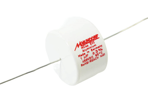 Mundorf Capacitor 1.00uF 450Vdc MCap® EVO Series Metalized Aluminum Polypropylene Axial