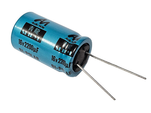 Audio Note Electrolytic Capacitor 2200uF 16Vdc SEIRYU Series Non-Polarized Radial