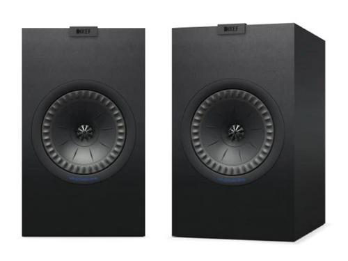 KEF Q350 Series Bookshelf Speakers Satin Black Open-Box