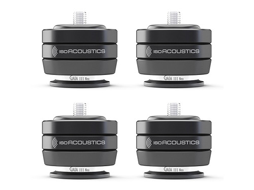 IsoAcoustics Isolation Devices GAIA III Neo Series Stands Black