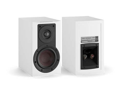 Dali Opticon 1 MK2 Bookshelf Speakers Satin White
