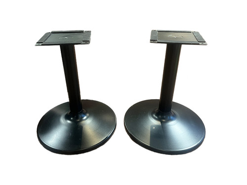 15" High Round Speaker Stands Black Trade-In