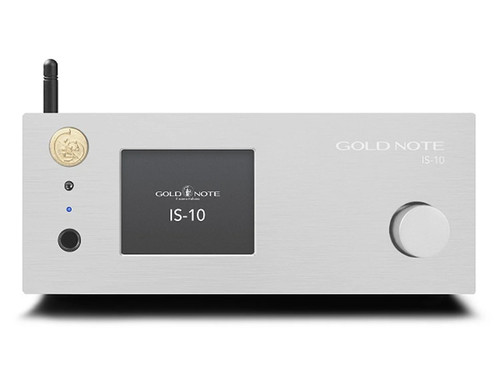 Gold Note IS-10 Integrated Amplifier/DAC Silver