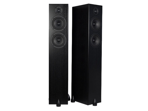 Totem Bison Twin Tower Floorstanding Speakers Black Ash