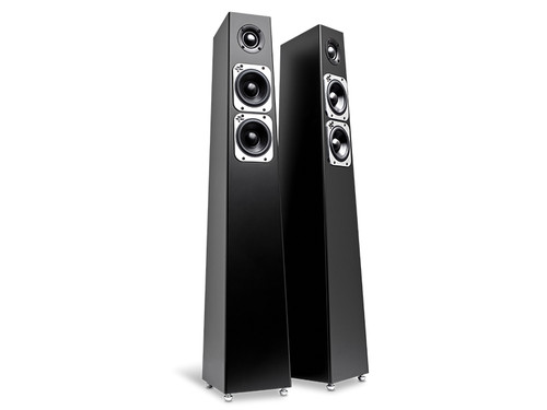 Totem Tribe Tower Floorstanding Speakers Satin Black