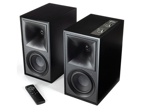 Klipsch THE FIVES Powered Bluetooth Bookshelf Speakers Black Trade-In