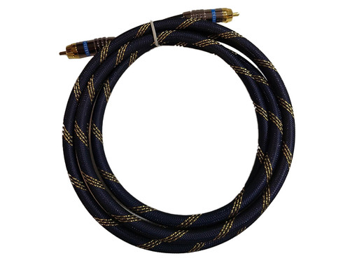 Tributaries Silver Series SCA-020D Terminated Subwoofer Mono Cable 2M