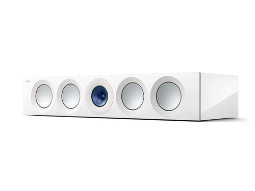 KEF Reference 4 Meta Series Center Channel Speaker Gloss White/Blue