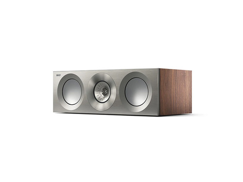 KEF Reference 2 Meta Series Center Channel Speaker Satin Walnut/Silver