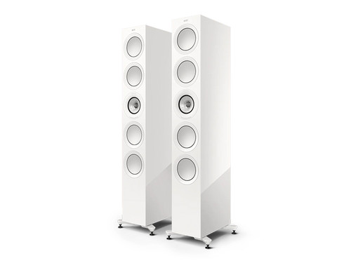 KEF R11 Meta Series Floorstanding Speakers Gloss White
