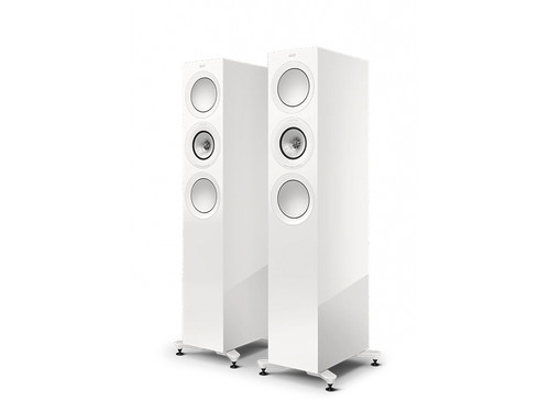 KEF R7 Meta Series Floorstanding Speakers Gloss White