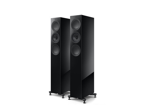 KEF R5 Meta Series Floorstanding Speakers Gloss Black