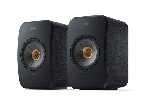 KEF LSX II Series Wireless Bookshelf Speakers Carbon Black