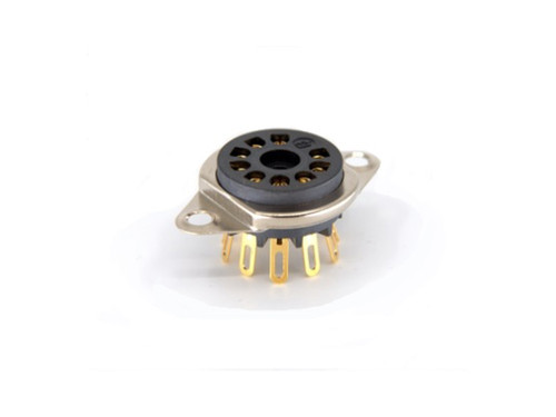 Belton Socket 9 Pin Noval Gold-Plated Chassis VTB9-ST-2-G