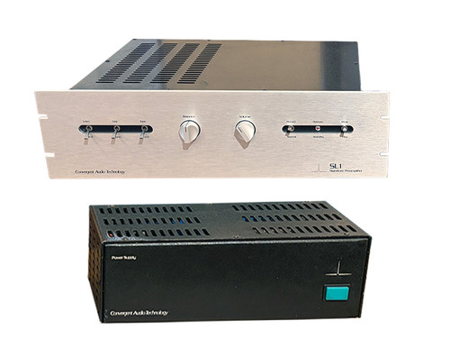 CONVERGENT AUDIO TECHNOLOGY SL1 Signature Series Preamplifier w/Power Supply Silver Trade-In