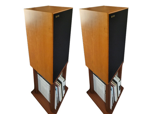 Harbeth Super HL5plus Series Standmount Speakers Cherry w/Custom Stands Trade-In