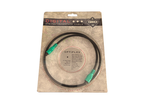 QED Optiflex Fibre Optic Terminated Digital Cable 0.7M Trade-In
