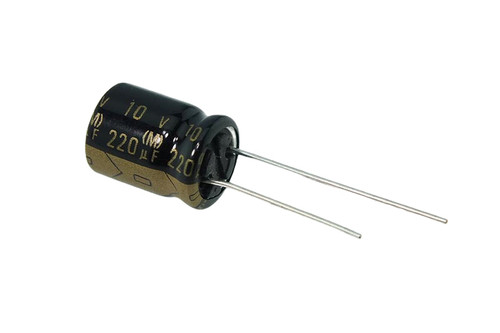 Elna Electrolytic Capacitor 220uF 10Vdc ROA Series Radial