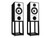 Mission 770 Series Bookshelf Speakers w/Stands Black Trade-In