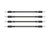 WireWorld Equinox 10 Terminated Bi-Wire Jumper Cables BAN 6" Trade-In