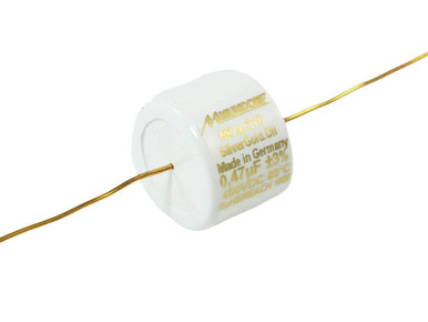 Get Mundorf Capacitor 0.47uF 450Vdc MCap® EVO SilverGoldOil Series