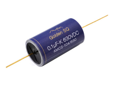 Shop Amtrans Capacitor 0.1uF 630Vdc AMCS Series Golden SQ Aluminum