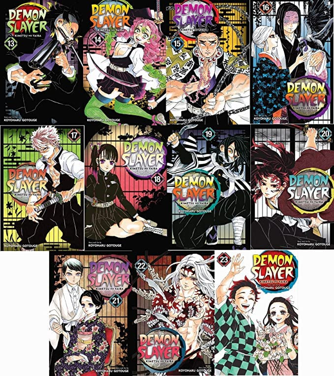 Demon Slayer: Kimetsu no Yaiba volume 13-23 Books Collection Set