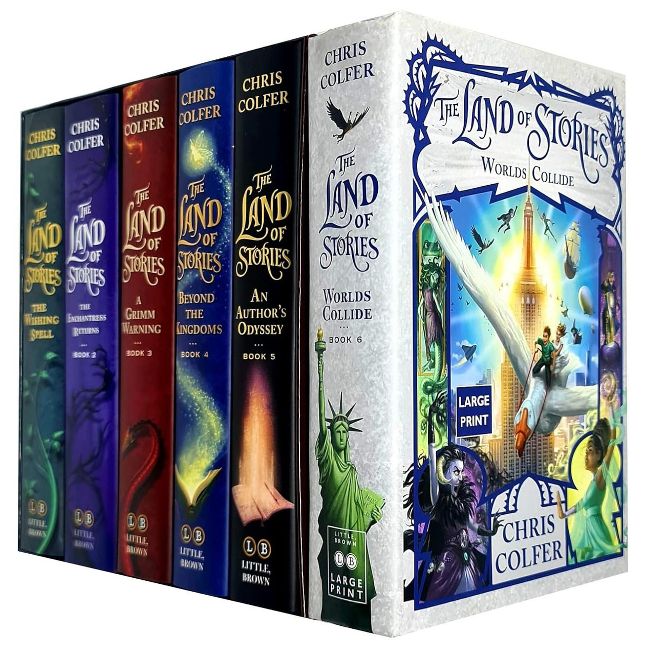 Chris Colfer the land of stories series complete collection box