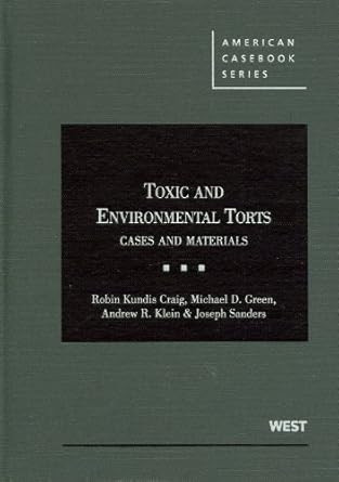 Toxic and Environmental Torts