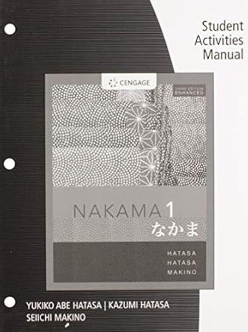 Student Activities Manual for Nakama 1 | Third Edition Enhanced
