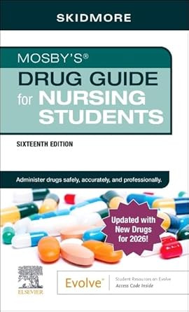 Mosbys Drug Guide for Nursing Students with 2026 Update