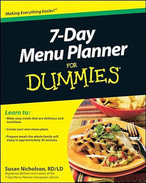 7-Day Menu Planner For Dummies