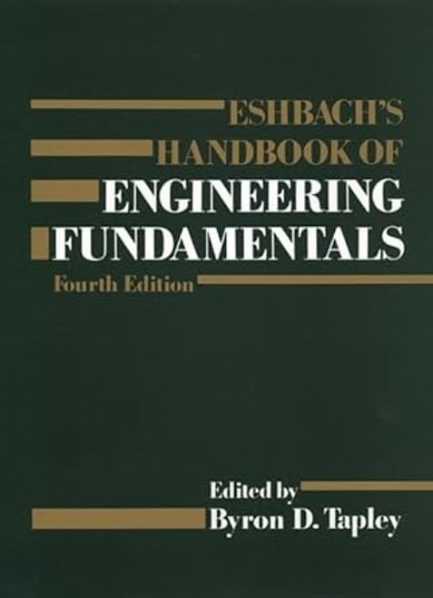 Eshbach's Handbook of Engineering Fundamentals 4th Edition