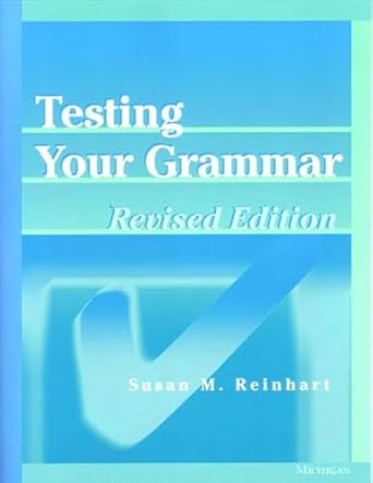 Testing Your Grammar