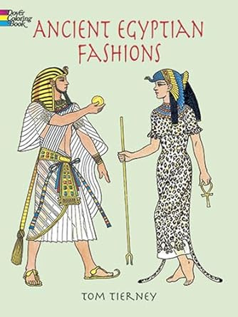 Ancient Egyptian Fashions Coloring Book