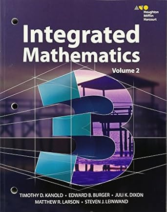 Hmh Integrated Math 3: Interactive Student Edition Volume 2