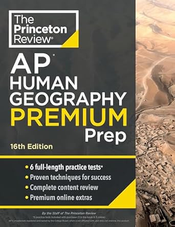 Princeton Review AP Human Geography Premium Prep