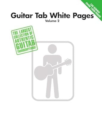 Guitar Tab White Pages Volume 2 | Guitar Recorded Versions