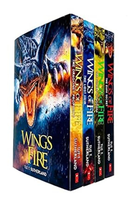 Wings of Fire Series Books 1 4 Collection Set by Tui T