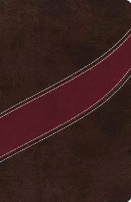 The NASB MacArthur Study Bible Leathersoft Brown/Red