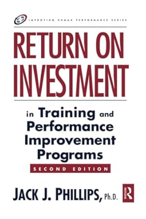 Return on Investment in Training and Performance